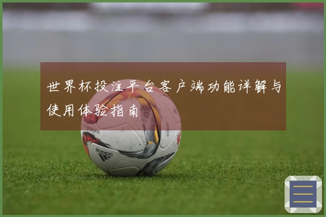 世界杯投注平台客户端功能详解与使用体验指南